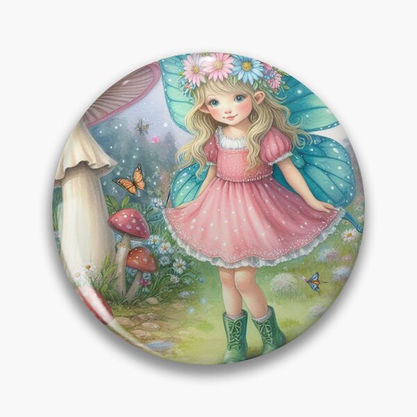 Item preview, Enchanting Fairy by the Mushroom House designed and sold by autrouvetout.