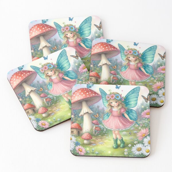 Item preview, Enchanting Fairy by the Mushroom House designed and sold by autrouvetout.