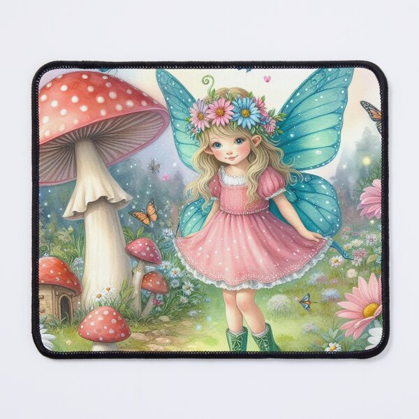 Item preview, Enchanting Fairy by the Mushroom House designed and sold by autrouvetout.