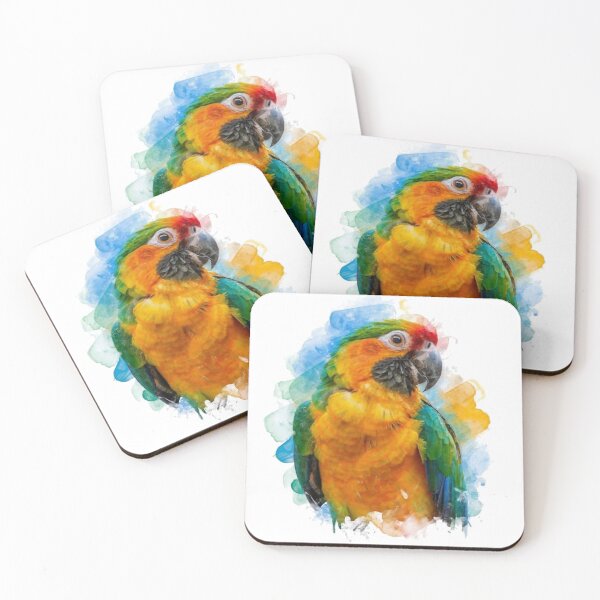 Item preview, Caique parrot designed and sold by FreshArtFusion.