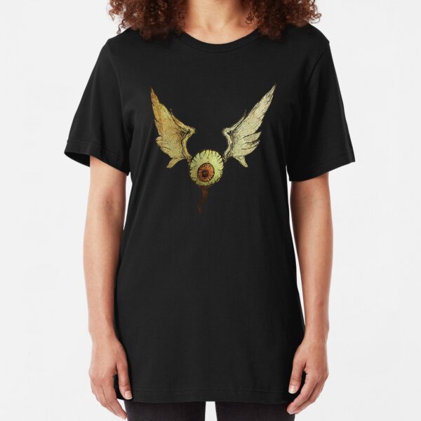 flying eyeball Slim Fit T-Shirt