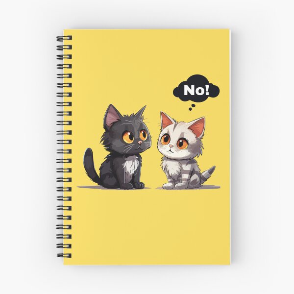 Item preview, cat says no no designed and sold by DunuStore.