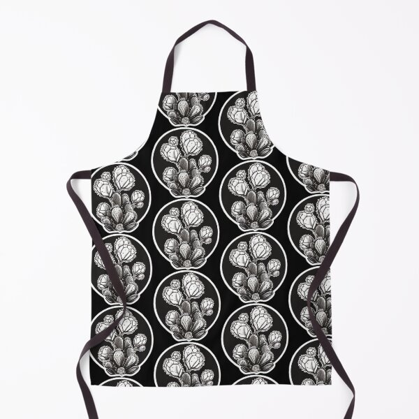 Item preview, Cactus 8 | monochrome cactus | cactus flower | desert flower designed and sold by JackrabbitPub.