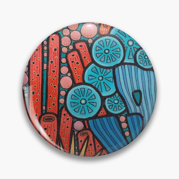 Item preview, Coral reef pink abstract oil painting designed and sold by Yue Zeng Art Studio.