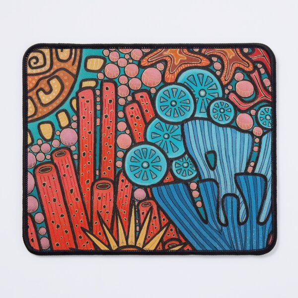 Item preview, Coral reef pink abstract oil painting designed and sold by Yue Zeng Art Studio.