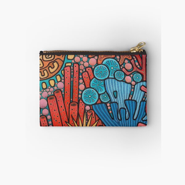 Item preview, Coral reef pink abstract oil painting designed and sold by Yue Zeng Art Studio.