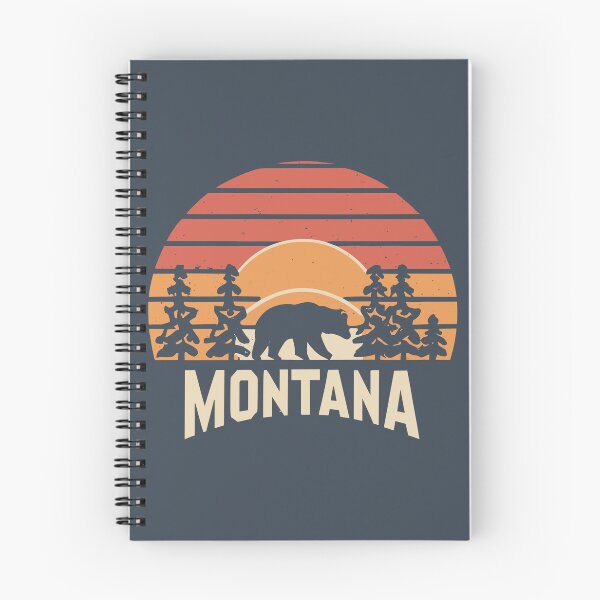Item preview, Montana - Vintage Sunset - Colorful Illustration designed and sold by Amazing States of America.