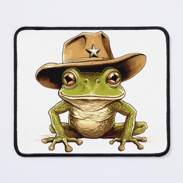 Item preview, Frog With a Cowboy Hat ★ Cowboy Frog Funny designed and sold by Martin moustache Kaiser.