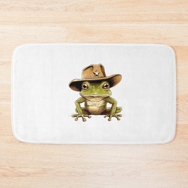 Item preview, Frog With a Cowboy Hat ★ Cowboy Frog Funny  designed and sold by Martin moustache Kaiser.