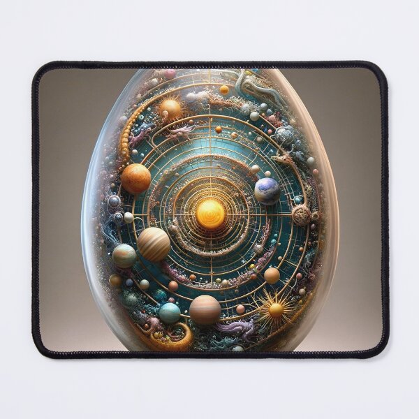 Item preview, The Solar System egg designed and sold by AI-Pi-art.