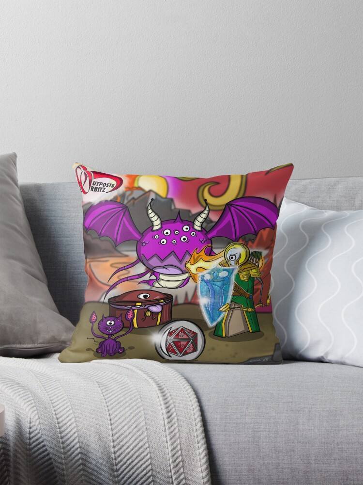 Thumbnail 1 of 4, Pillow, So-lar’s Adventures designed and sold by cdavenport4.