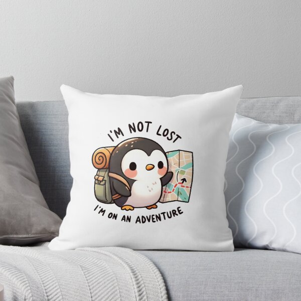 Item preview, Adventurous Penguin Map Explorer Design designed and sold by UmbrellaStudio1.