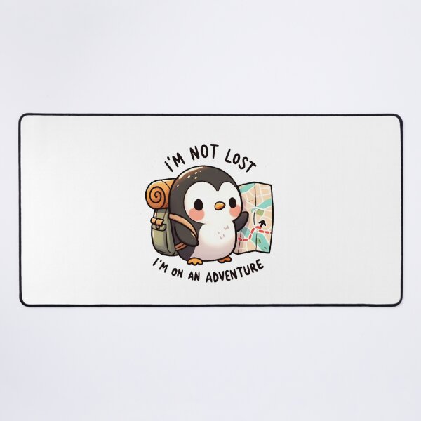 Item preview, Adventurous Penguin Map Explorer Design designed and sold by UmbrellaStudio1.