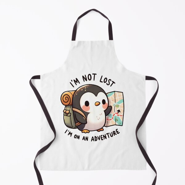 Item preview, Adventurous Penguin Map Explorer Design designed and sold by UmbrellaStudio1.