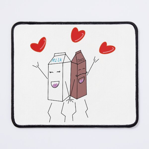 Item preview, The Crazy Milk (Design 9): Chocolate and Milk - A Perfect Pair (Milk Loves Choco) designed and sold by SmartDesignByBB.