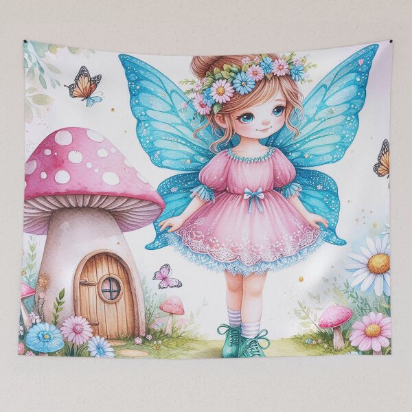 Item preview, Enchanting Fairy by the Mushroom House designed and sold by autrouvetout.