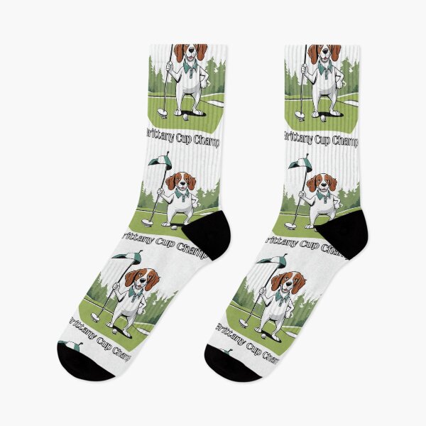 Item preview, Brittany Cup Champ Cartoon Brittany Dog Playing Golf designed and sold by Fredster1966.