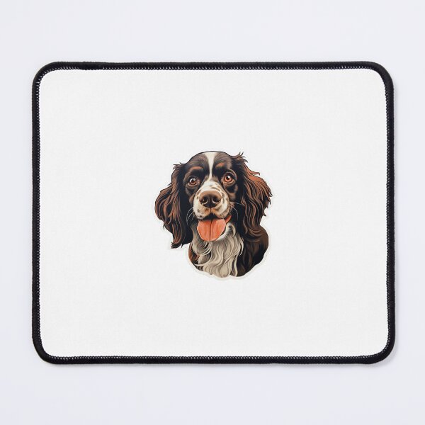 Aperçu de l'œuvre Mignon chien épagneul de Pont Audemer créée et vendue par ReeHub.
