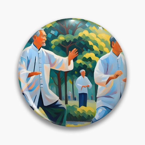 Item preview, Tai chi masters in the park  designed and sold by HofTao.