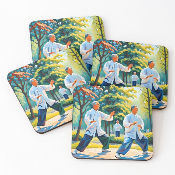 Item preview, Tai chi masters in the park  designed and sold by HofTao.