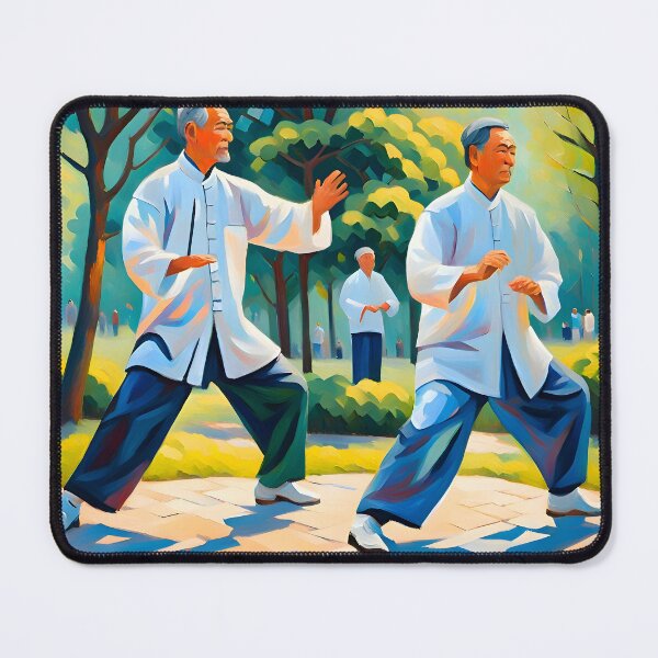 Item preview, Tai chi masters in the park  designed and sold by HofTao.