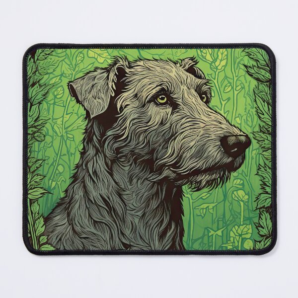 Item preview, Irish Wolfhound Retro Vintage Dog Portrait designed and sold by WallyPink.