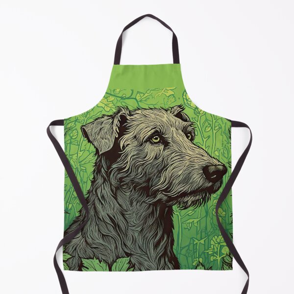 Item preview, Irish Wolfhound Retro Vintage Dog Portrait designed and sold by WallyPink.