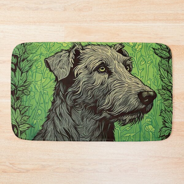 Item preview, Irish Wolfhound Retro Vintage Dog Portrait designed and sold by WallyPink.