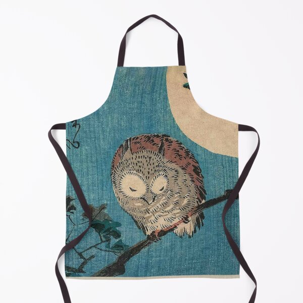 Item preview, HD Small Horned Owl on Maple Branch under Full Moon, by Utagawa Hiroshige HIGH DEFINITION designed and sold by MINDTHECHERRY.