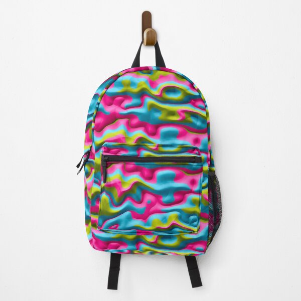Item preview, 3D Pink Yellow and Blue Psychedelic Texture designed and sold by TheRulerofEarth.