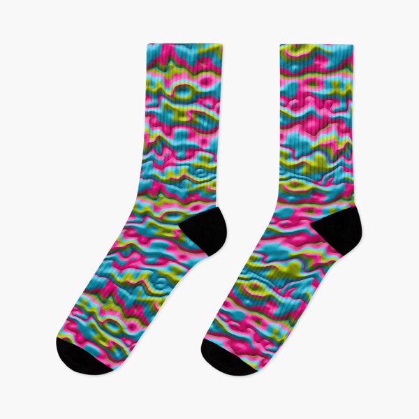 Item preview, 3D Pink Yellow and Blue Psychedelic Texture designed and sold by TheRulerofEarth.