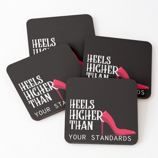 Item preview, Heels higher than your standards shirt, boss girl statement phone case designed and sold by Lichtisign.