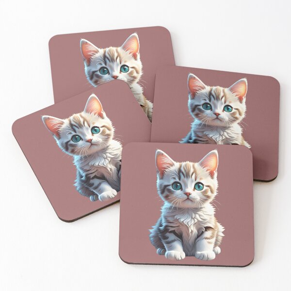 Item preview, An Adorable Cute Kitten-Inspired T-Shirts and Home Decor designed and sold by nadeem4design.