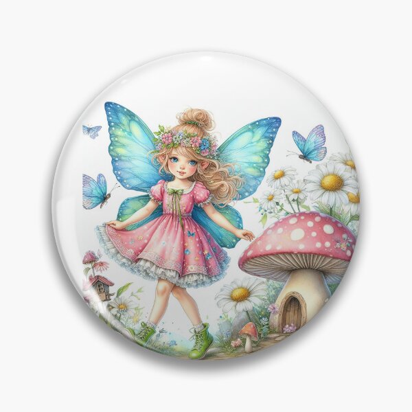 Item preview, Enchanting Fairy by the Mushroom House designed and sold by autrouvetout.