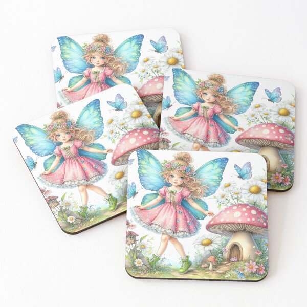Item preview, Enchanting Fairy by the Mushroom House designed and sold by autrouvetout.