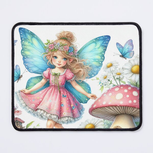 Item preview, Enchanting Fairy by the Mushroom House designed and sold by autrouvetout.
