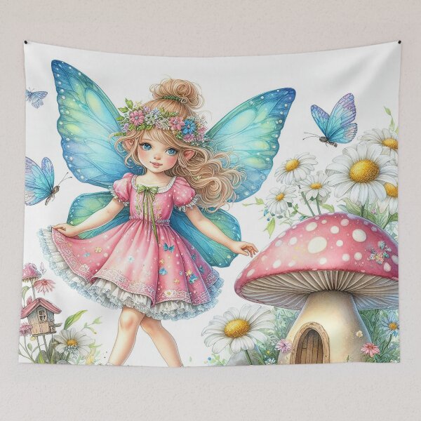 Item preview, Enchanting Fairy by the Mushroom House designed and sold by autrouvetout.