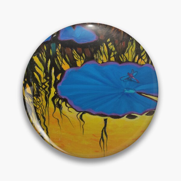 Artikelvorschau, Blue dragonfly oil painting entworfen und verkauft von Yue Zeng Art Studio.