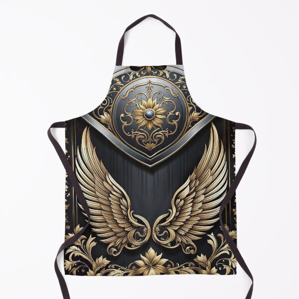 Item preview, Opulent Wings Luxurious Carved Shield with Floral Elegance designed and sold by Miniverse Acrylics.