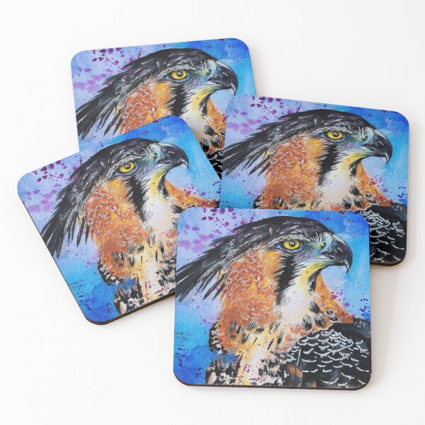 Item preview, Ornate hawk eagle watercolour painting designed and sold by AderynValentine.