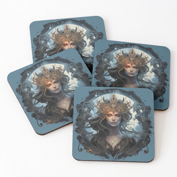Item preview, Hel Goddess fantasy portrait  designed and sold by emaotx.