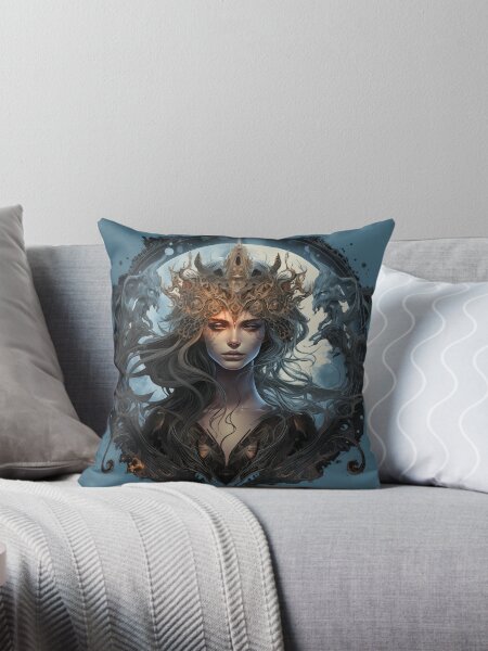 Item preview, Hel Goddess fantasy portrait  designed and sold by emaotx.