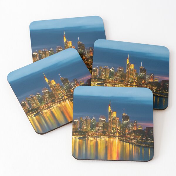 Item preview, Painting of the Skyline of Frankfurt, Germany designed and sold by Delemore Art.