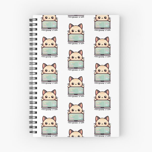 Item preview, Coding Cat: Purr-ogrammer at Work Design designed and sold by UmbrellaStudio1.