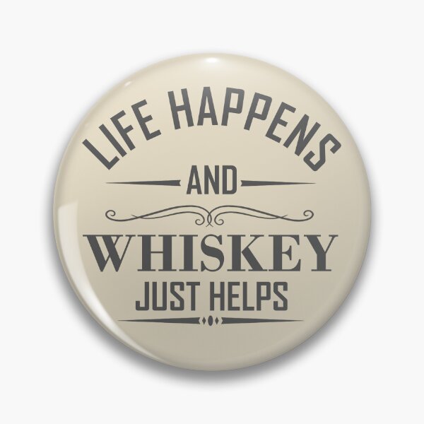 Item preview, Whiskey Helps Funny drinking quote lover whisky drinker sayings jokes slogan designed and sold by Alexaltay.