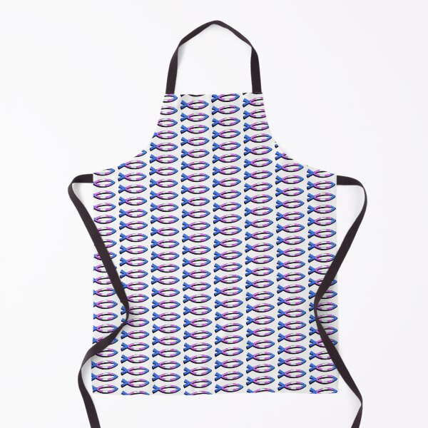 Item preview, Trans Pride Christian Fish - Affirming Pride Design designed and sold by BackgroundPixel.