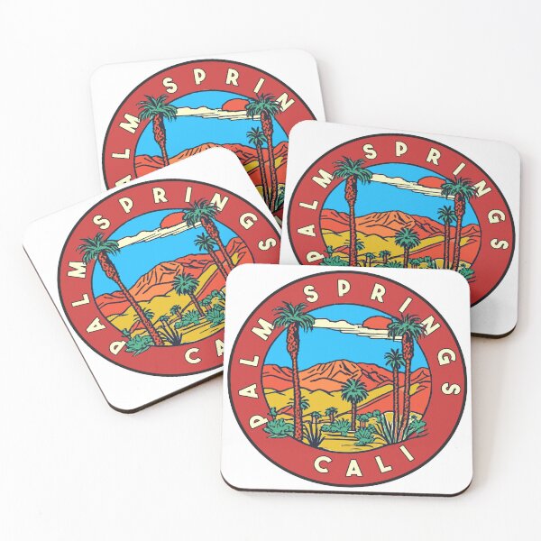 Artikelvorschau, Aufkleberdesign im Vintage-Stil von Palm Springs entworfen und verkauft von Decal Mania.