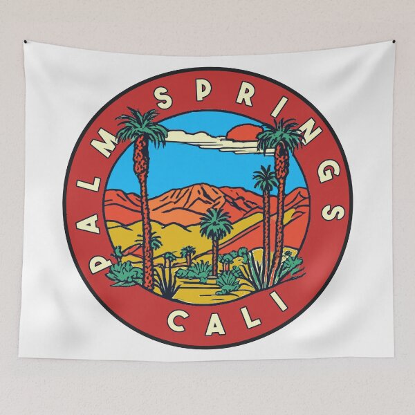 Item preview, Palm Springs Vintage Style Decal Design designed and sold by Decal Mania.