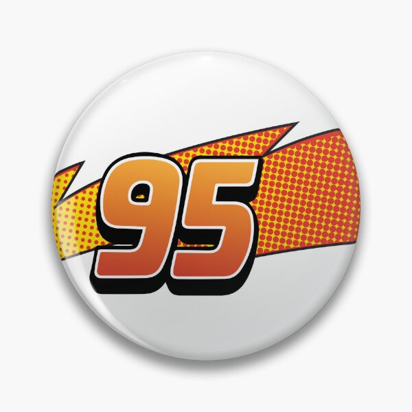 Item preview, Lightning Bolt 95 RaceCar Decal McQueen designed and sold by MoxieLuxDesign.