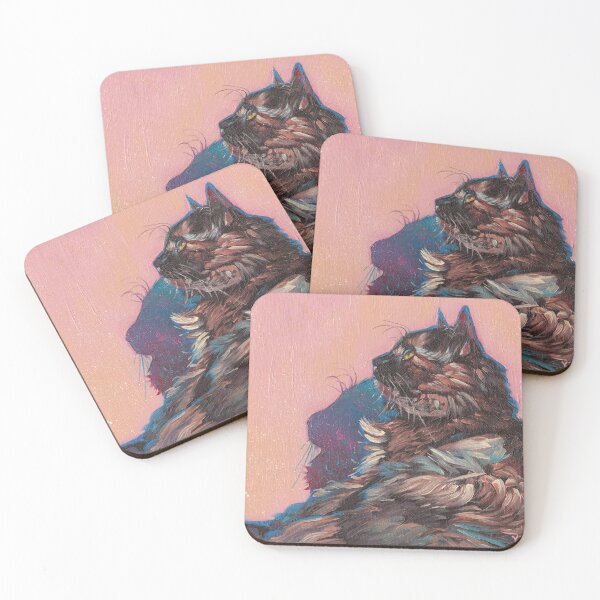 Item preview, Cat portrait oil painting Me and my soul designed and sold by Yue Zeng Art Studio.